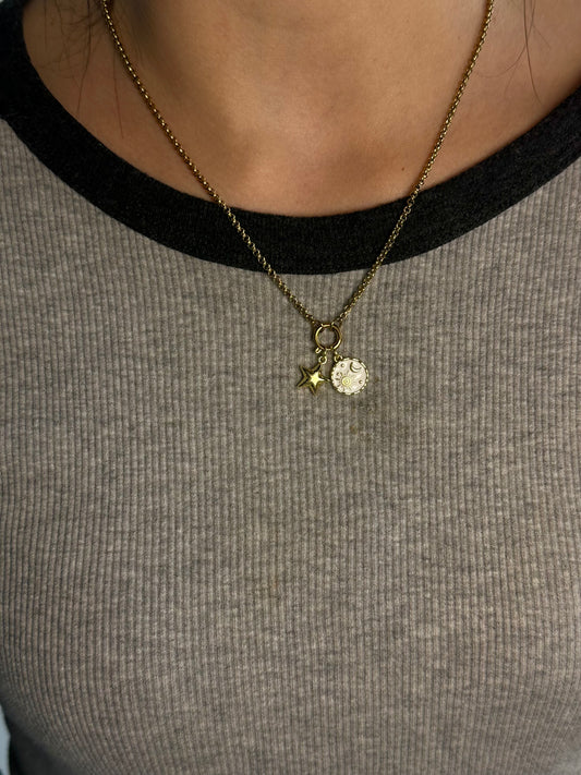 Star and Moon Charm