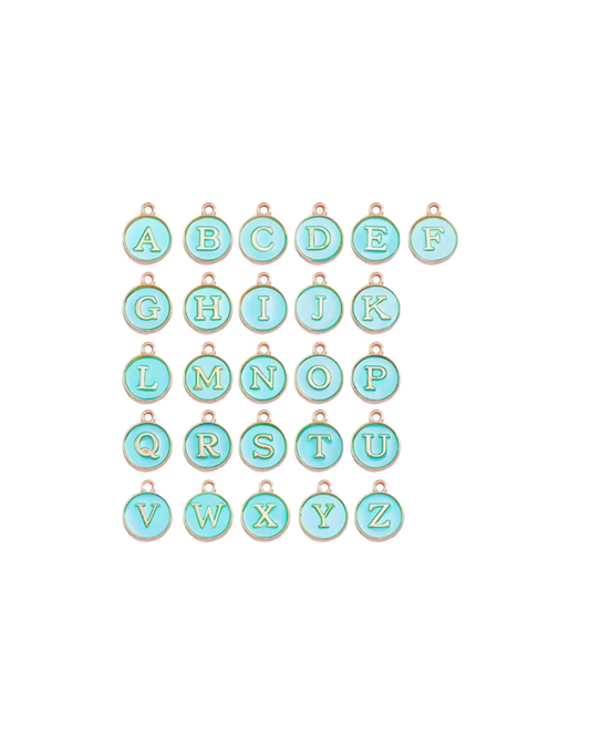 Colorful Letter Charms