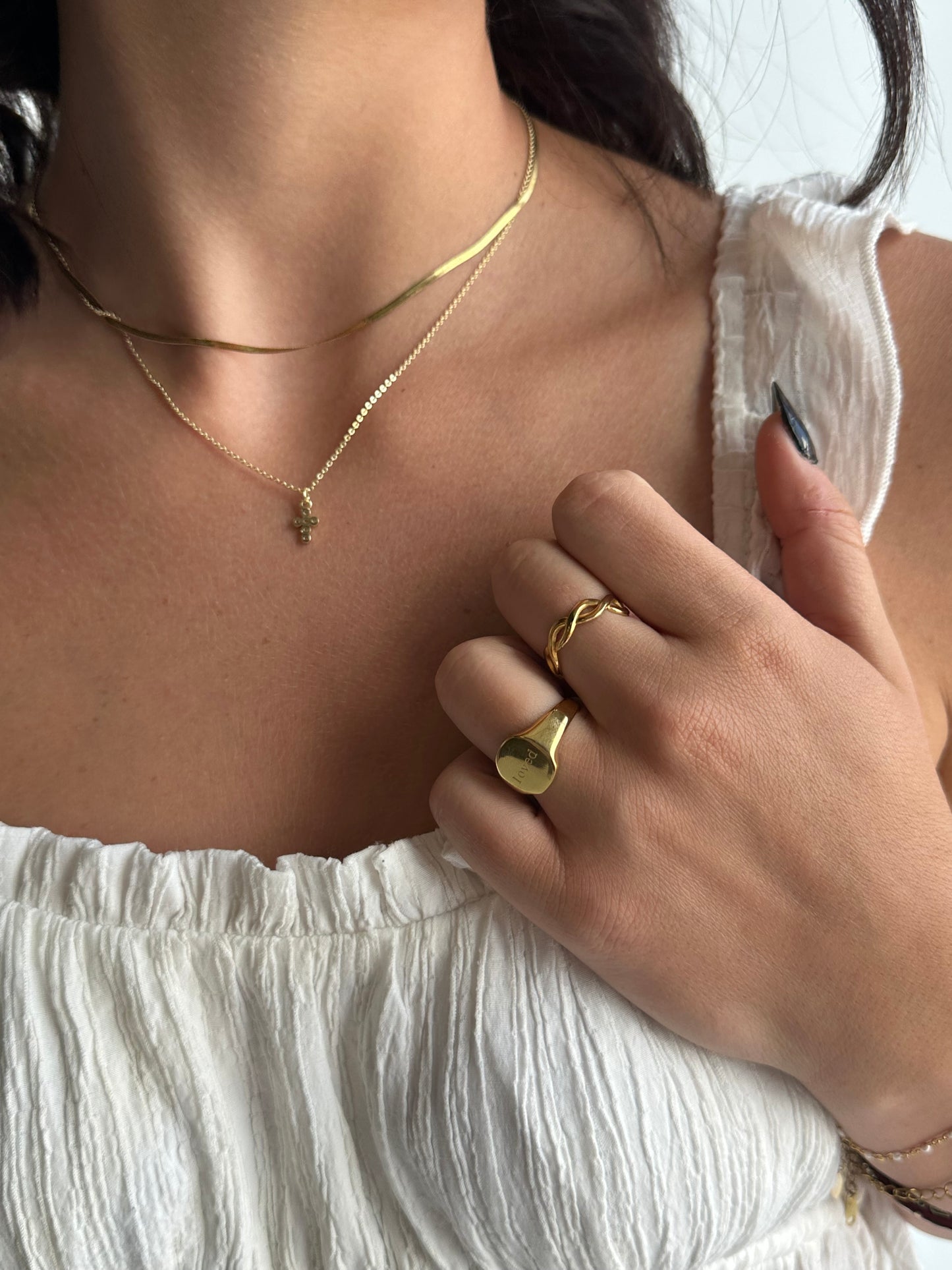 Mini Cross Necklace
