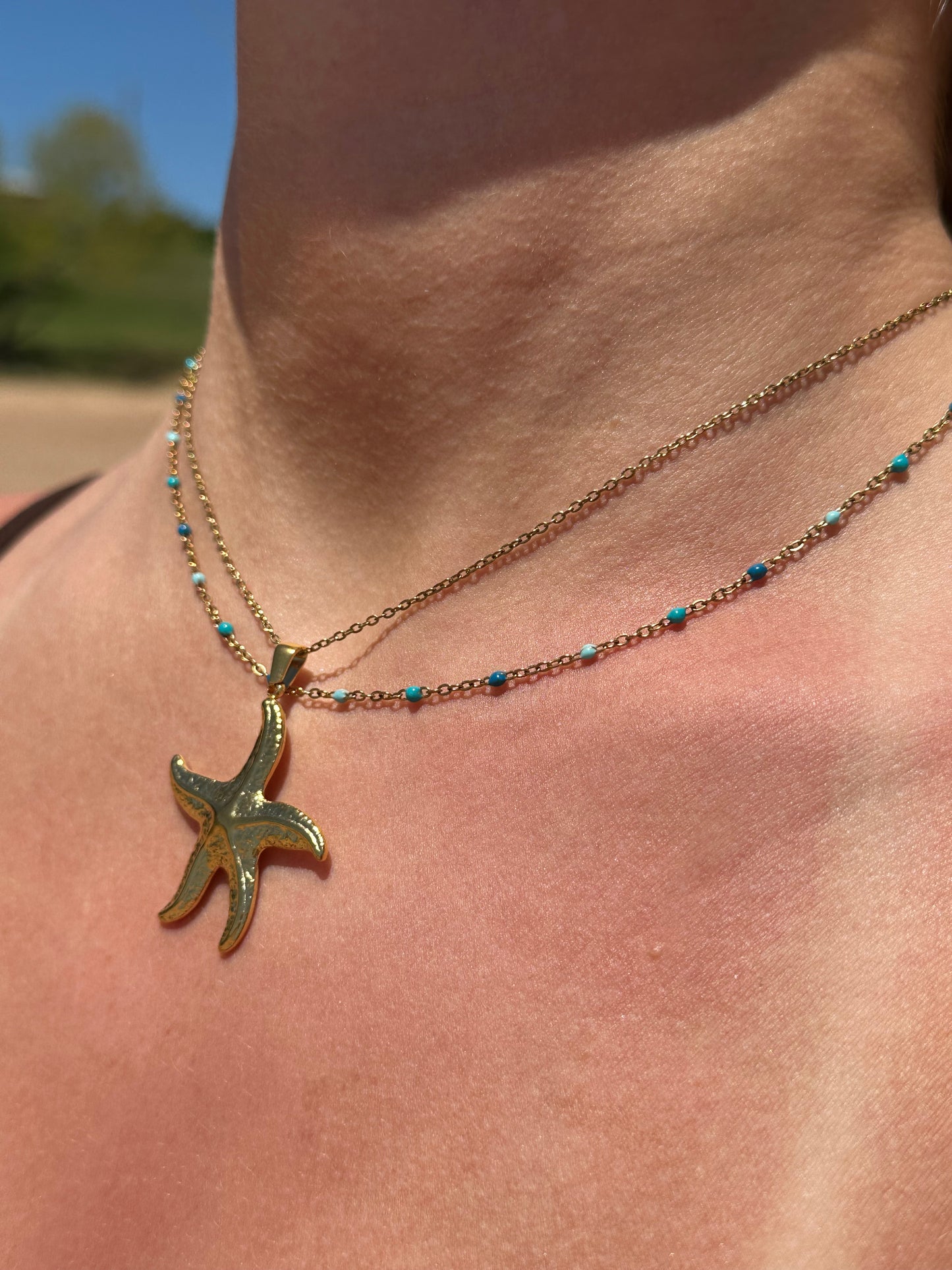 Starfish Statement Necklace