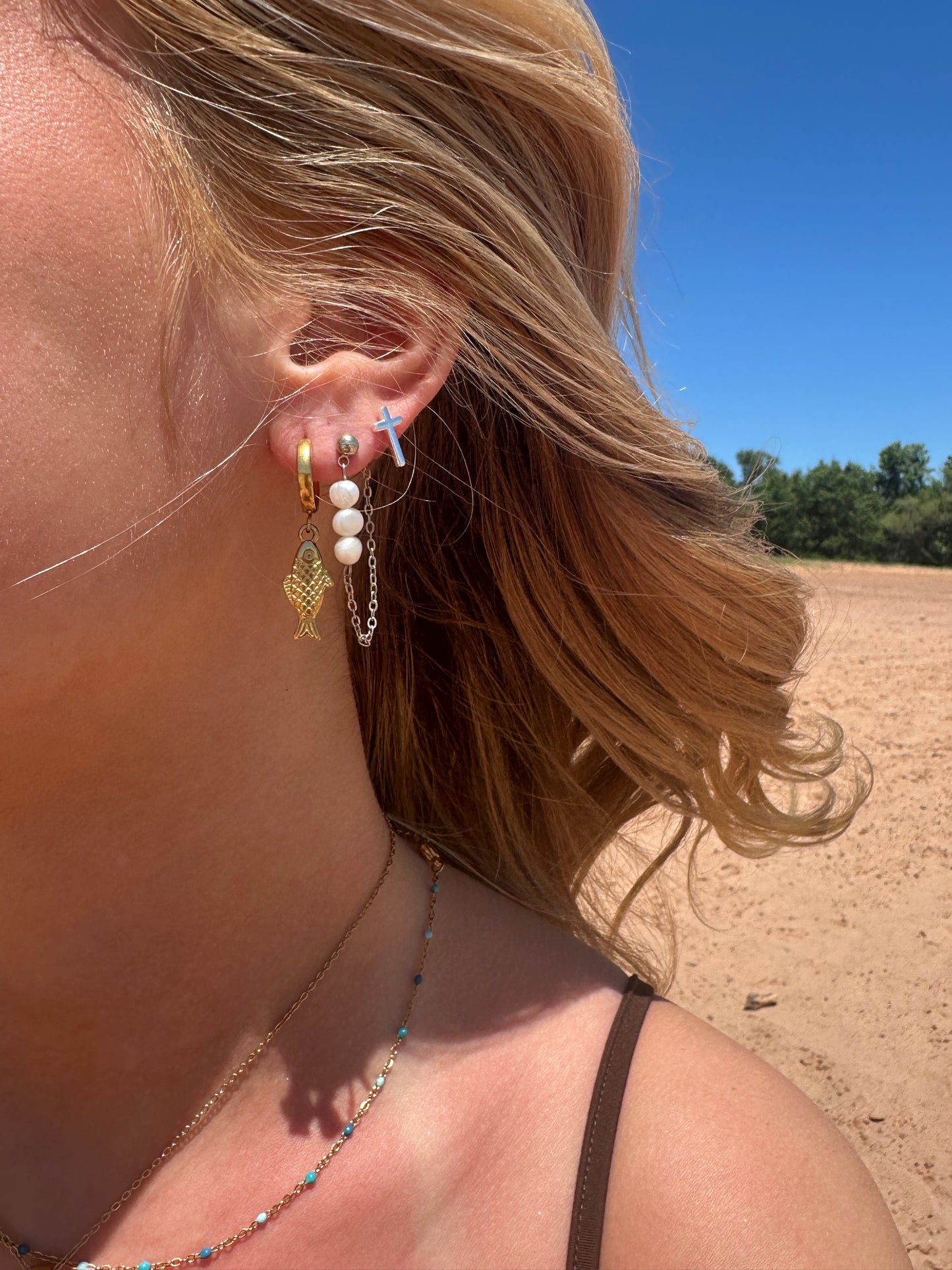 Koi Fish Drop Hoops