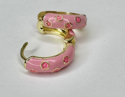Daphne Hoops - Pink