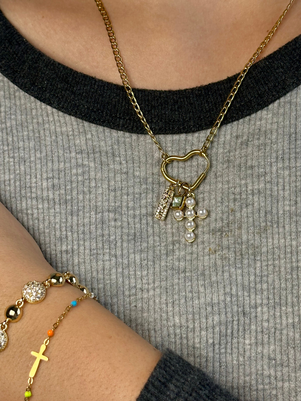 Heart Birthstone Necklace Base