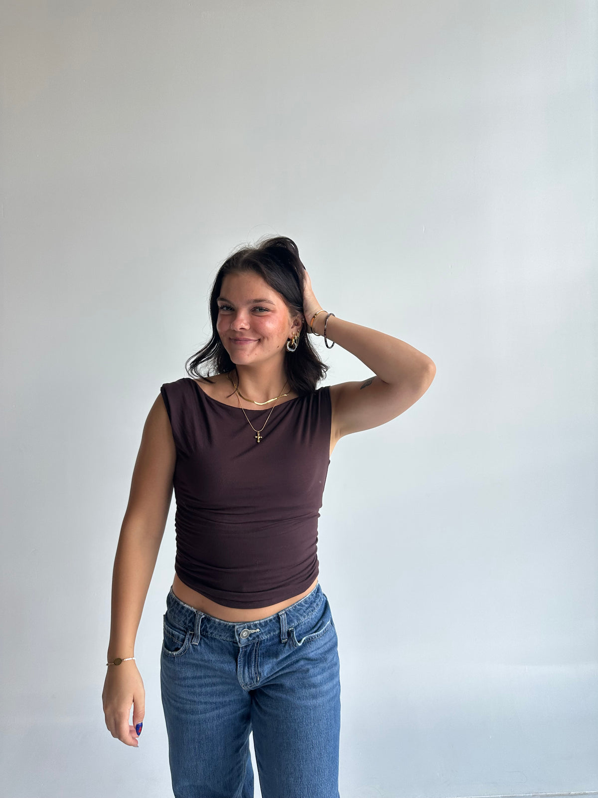 Poppy Hoops - Espresso