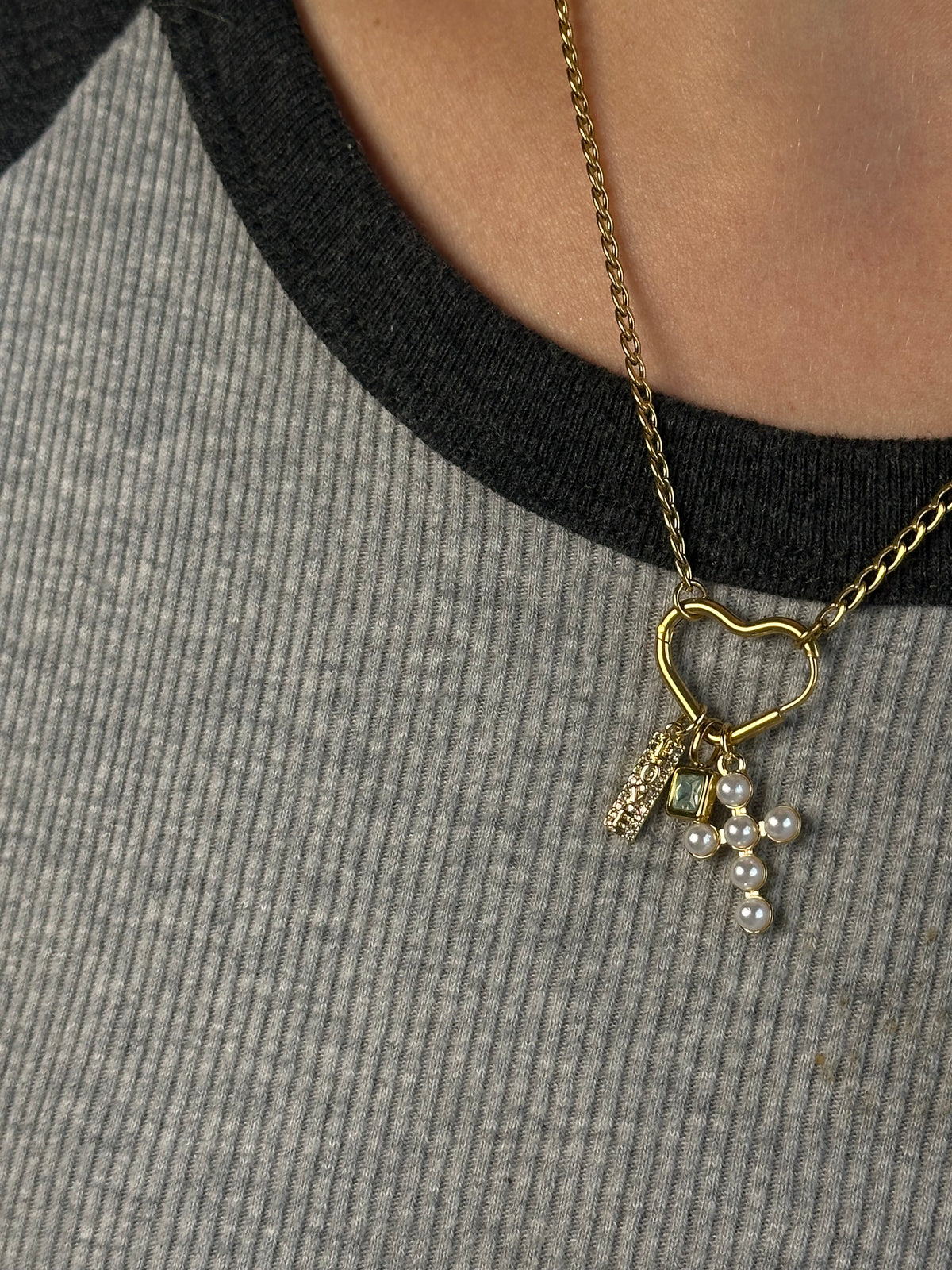 Heart Birthstone Necklace Base