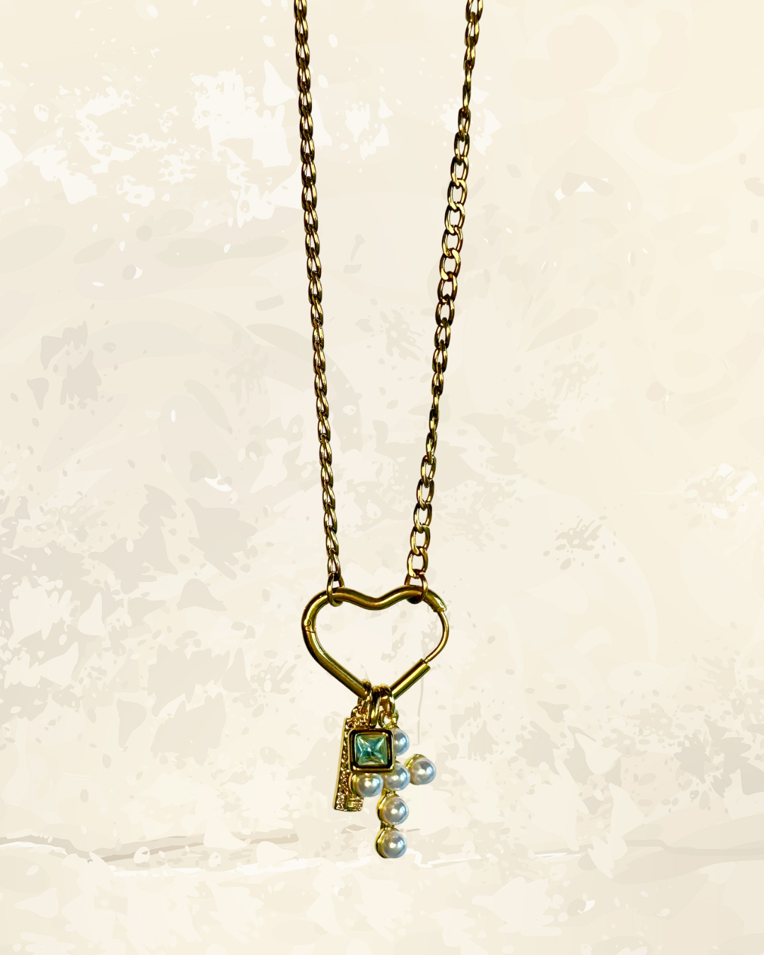 Heart Birthstone Necklace Base