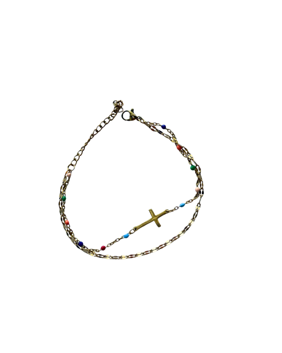 Double Layered Confetti Bracelet